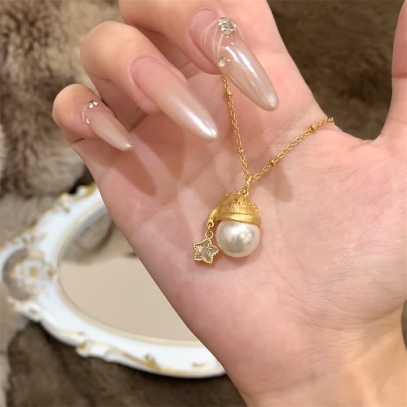 星パール ネックレス 首飾りレディース アクセサリー